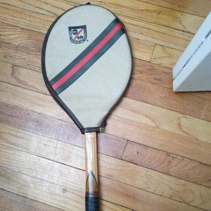 Vintage, TAD Davis Tennis Racquet, Original Leather Case, Racket